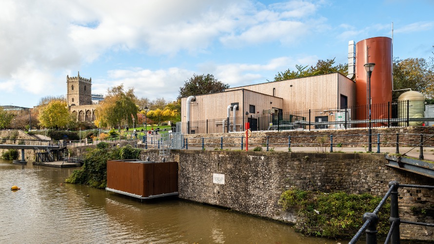 3MW Water Source Heat Pump in Castle Park.