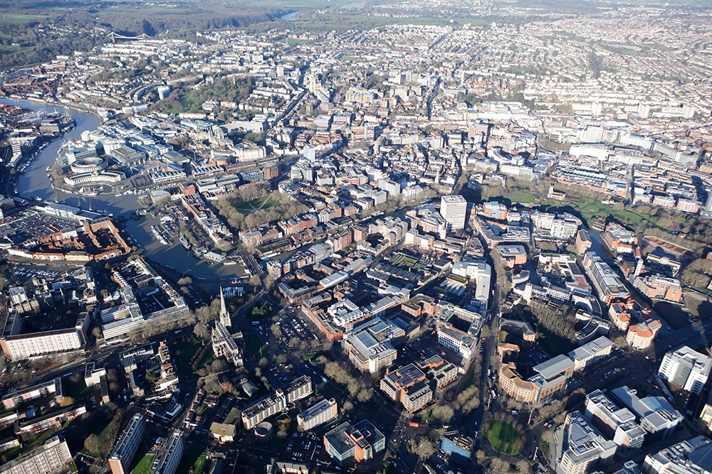 City of Bristol Aerial Photo Slide